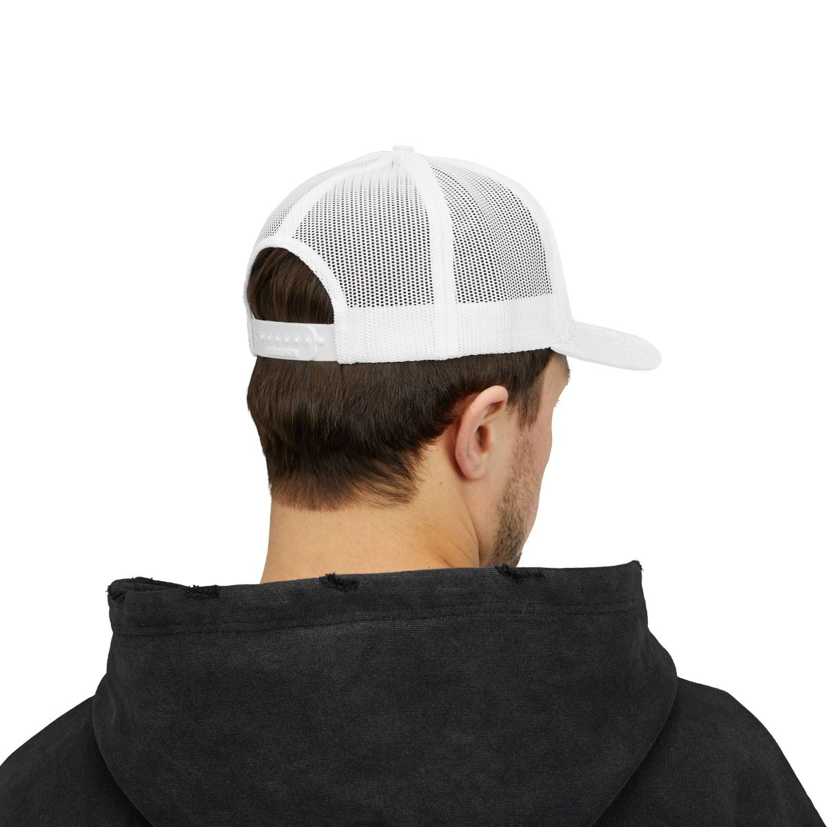 Trust in UAE trucker cap White
